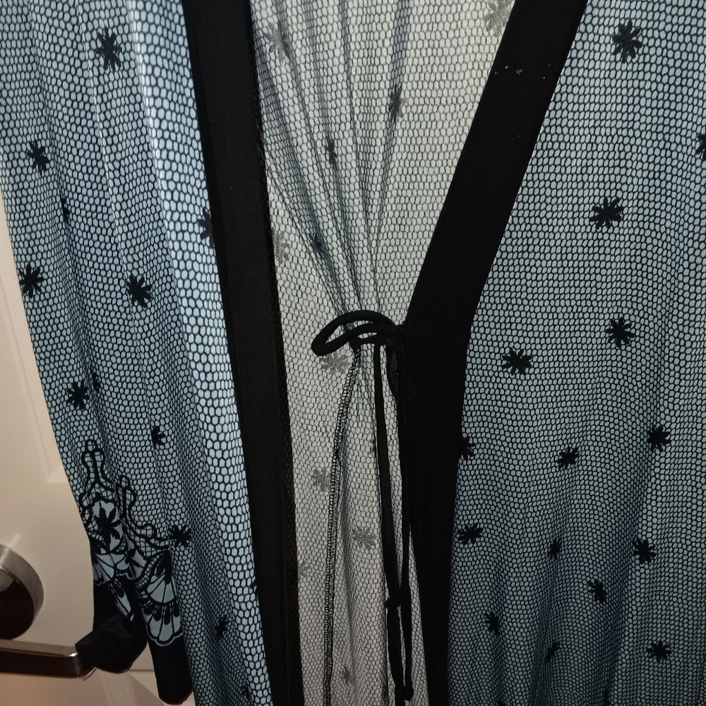 Blue night robe - Picture 3 of 4